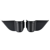 jeep 지프 호환 랭글러 jk 2011-2017 용 2 pcs 프론트 도어 네트 포켓 보관함 수납 정리 보관 주최자 자동차 인테리어 액세서리, 검은색