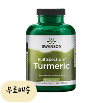 솔마켓 스완슨 풀 스펙트럼 투메릭 720mg 240캡슐, 1개