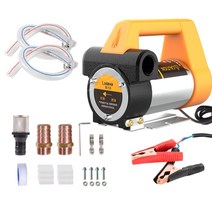 전동 오일 이송 펌프 전기 오일펌프 오일이송기 오일이송장치 주유 경유 디젤 석유 휘발유 연료, 780W고출력버전12V양음극+6m스틸와이어호스