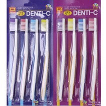 덴티 국산 기능성치솔 4pcs 칫솔 일반모, 4색혼합 1세트