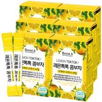 [이디야스무디] 본트비 레몬톡톡 콤부차 레몬맛 분말, 7g, 180포
