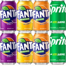 마셔몰 환타오렌지 355ml(12캔)+환타포도 355ml(12캔)+환타파인애플 355ml(12캔)+스프라이트 355ml(12캔) 총48캔