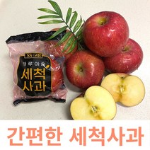 [가정용] 껍질채 먹는 세척 사과 5kg, 가정용 16-18과