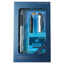 1+1 슈나이더 만년필 0.5mm 학생 매일 쓰기 펜 다중 비즈니스 서명 이라누리타 젤 듀얼 팁 잉크 카트, 08 C3_01 F 0.5mm