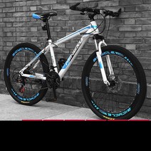 shike 하이브리드 로드바이크 입문용 출퇴근용 MTB 자전거 26인치 24인치, 24인치21속, 스포크휠/블루