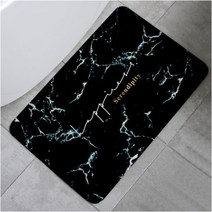 1+1 new 유티즌 빨아쓰는 소프트 규조토 발매트 대형 말랑 세척 욕실 화장실 규조토발매트 총 2개, 4.말랑 다크 대리석 모양1+1