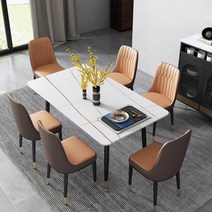 편한식탁의자 식탁 심플 편안한 가죽 예쁜 디자인 튼튼한 의자 고급 인테리어 모던 북유럽, 21 그레이(그레이) 블랙다리