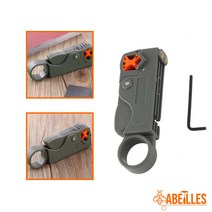 케이블스트리퍼 다기능 동축 케이블 스트리퍼 스트리핑 플라이어 332 RG58 RG62 용, 한개옵션0