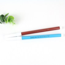 JSTrading 초크 쵸크 수성펜 기화펜 초자고 원단 용 자수 의류부자재 모음, 18_2 차코 수성초크펜 / 브라운