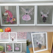 일러스트 장식액자 창업선물 방꾸미기, 요정