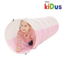 h55 키더스 유아체육교구 투명 터널놀이 M, 블루