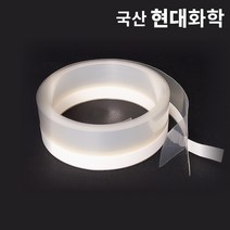 국산 현대화학 5M 고급 우레탄 투명 문풍지 틈새 막음 차단 테이프, 2. 일반폭25mm 길이5M (고급포장)