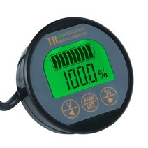 미터 적산계 쿨롱 잔량계 용량 전량계 배터리 전산계 인산철, 100A(8V-120V)-백미러 거치대 모델, 4캔 ﻿