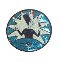 [영화사] 블링블링 스팽글 BLUE 마법사 와펜 패치 DLY