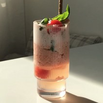 히얼이즈낫어카페 쉘 유리컵 390ml
