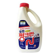 꽉막힌 씽크대 배수구 시원하게 펑펑뚫어주는 유한 펑~크린 1리터, 1개, 1L