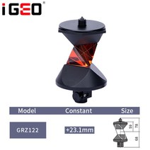 정시출고 토탈 스테이션용 단일 프리즘 23.1mm 오프셋 GRZ122 신제품, 한개옵션0