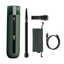 Baseus 자동차 진공 청소기 무선 5000Pa 핸드 헬드 미니 진공 청소기 자동차 홈 데스크탑 청소 휴대용 진공 청소기, 협력사, 녹색
