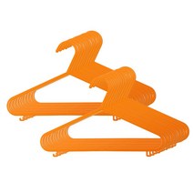 베베훅 유아동 베이직 심플 옷걸이, 오렌지, 20개