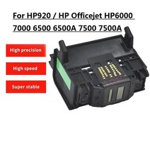 나인틴 풀 컬러 프린트 헤드 4 슬롯 교체 용 블랙 HP Officejet Pro 7740 8210 8710 8720 홈 오피스 프린터 부품, [02] HP6000 7000 6500
