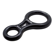 Fusion Climb 알루미늄 피규어 8 Descender Rigging Plate 검정 Heavy Duty 라지