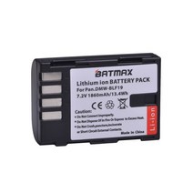 파나소닉 1860MaH DMW-BLF19 DMW BLF19 BLF19E DMW-BLF19e DMW-BLF19PP 배터리 LCD Lumix GH3 GH4 GH5 G9 용 듀얼 USB, 08 1 Battery