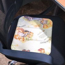 꺼진의자쿠션 매트 접이식 캐릭터프린팅