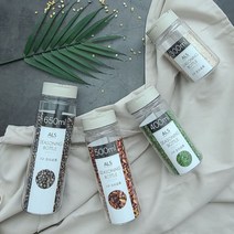 톡톡 뿌리는 양념통 3개 조미료통 300ml 캠핑용 주방 식당 업소 소금 설탕 고추가루 미원 깨소금