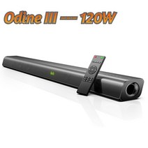 사운드바벽걸이 크리에이티브스피커 5.1채널 ultimea 120w tv 사운드 바 스피커 홈 시어터 서브 우퍼 무선 블루투스 스피커 led 디스플레이가있는 3d 서라운드 사운드, 싫어 iii, 오 플러그