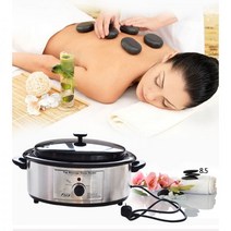 찜질돌 찜질 스톤 마사지 주열기 쑥뜸 황토 온찜질기, 에너지 스톤 가열 냄비