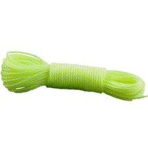 1 pcs 10m/20m 긴 컬러 나일론 로프 야외 Windproof 빨랫줄 로프 개폐식 여행 세척 라인 의류 건조 라인, YELLOW_20m