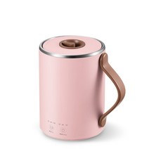 홍삼만들기 가정용 멀티쿠커 홍삼 달이기 약탕기 중탕기 350ml 전기 건강 냄비 물 주전자 보일러 우유 히터, 02 Pink Smart 350ML