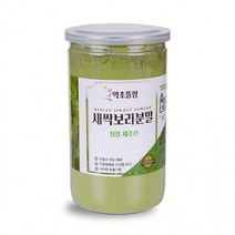 약초뜰팡 제주 새싹보리분말 200g 밀폐통 보리새싹, 1개, 단품