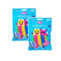 핑크퐁 어린이 치실 32개입 2개 와이치실 아기상어 유아치실, 2개