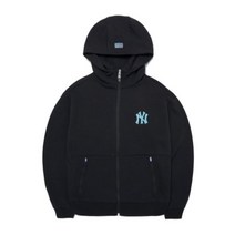 MLB) 애슬레저 스포츠 테크 후드 트레이닝 집업 NY 3ATRA0321-50BKS
