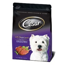 시저 애견사료, 양고기, 1kg, 1개