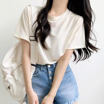 박남매 / (1+1) 폭염대비! 라운드넥 냉 감원단 반팔 티셔츠