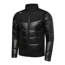 [데상트] 패딩 UQC SM321SDJ91-BLK 윈터 스피릿 스텐드넥 퍼텍스 방수 경량