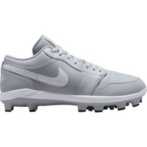 나이키 남성 Jordan 1 Retro MCS 야구 포인트화 - Grey/White 야구화 2bM447197