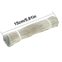200PCS 실버 컬러 에나멜 와이어 LED 네온 라이트 전조등 용접 중간 커넥터 12V24V 램프 납땜, [04] 15cm