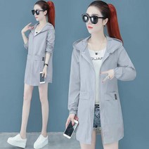 빅사이즈 윈드자켓 집업 아웃도어 골프 여성레인코트 운동용 자외선차단 봄 방풍자켓 크롭