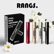 랑스 은은한 메탈스틱 차량용 방향제 1+1, 코지 아카시아, 블랙