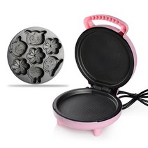 붕어빵 와플 기계 220v 전기 자동 케이크 미니 만화 샌드위치 베이킹 아침 식사 영국, 없음