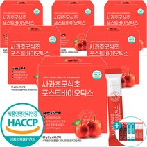 사과초모식초 포스트바이오틱스 애플 사이다 비니거 분말 가루 스틱 30포 + 사은품 증정, 6개