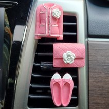 다사가 명품 여성 차량용 석고 방향제 송풍구 클립, 한라산피톤치트
