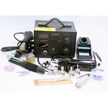 재작업 스테이션 납땜 인두 SAIKE 852D + 전기 2in1, Package 2, 러시아, 110V