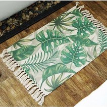 거실 캠핑 안마의자 러그 카페트 ins home decor carpet plant cactus living room area rug 코튼 리넨 침실 주방 라운지 러그 입구 현관