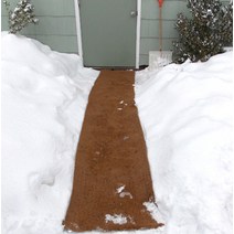 등산로 보행매트 친환경 산책 야자 매트 60x10cm 5mm, 1개