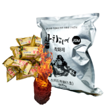 참나무 친환경 캠핑 바베큐 1초 순간 점화 개별포장 착화제 점화제 불쏘시개 파이어 스타터 착화탄 무연탄 갈탄 열탄 숯탄 괴탄 석탄 역청탄 성형탄 번개탄 고형연료 고체연료, 착화제 20m 600g