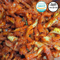 국산 100% 전라도 무말랭이무침 맛있는 남도 무우말랭이, 전라도무말랭이무침(총3kg)